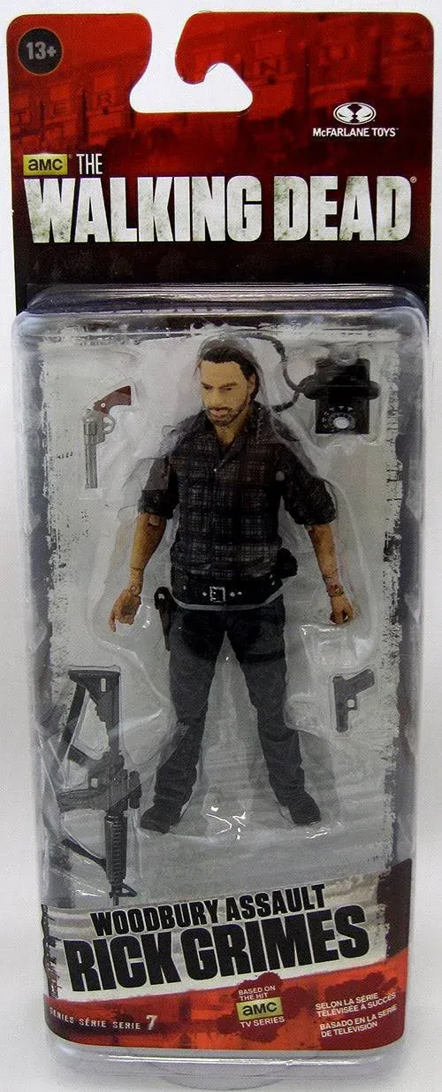 McFarlane Toys The Walking Dead AMC TV Series 7.5 Rick Grimes Action Figure Woodbury Assault