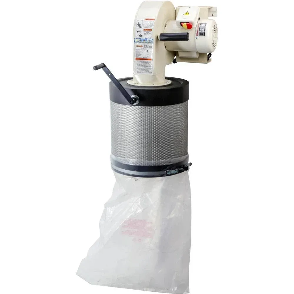 Grizzly G0785 - 1 HP Wall-Mount Dust Collector with Canister Filter