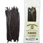 Essence Food & Beverage 25 Vanilla Beans Bulk for Making Vanilla Extract Grade A - Non-GMO Planifolia Vanilla Beans Bulk 6-8 Inches Vanilla Beans