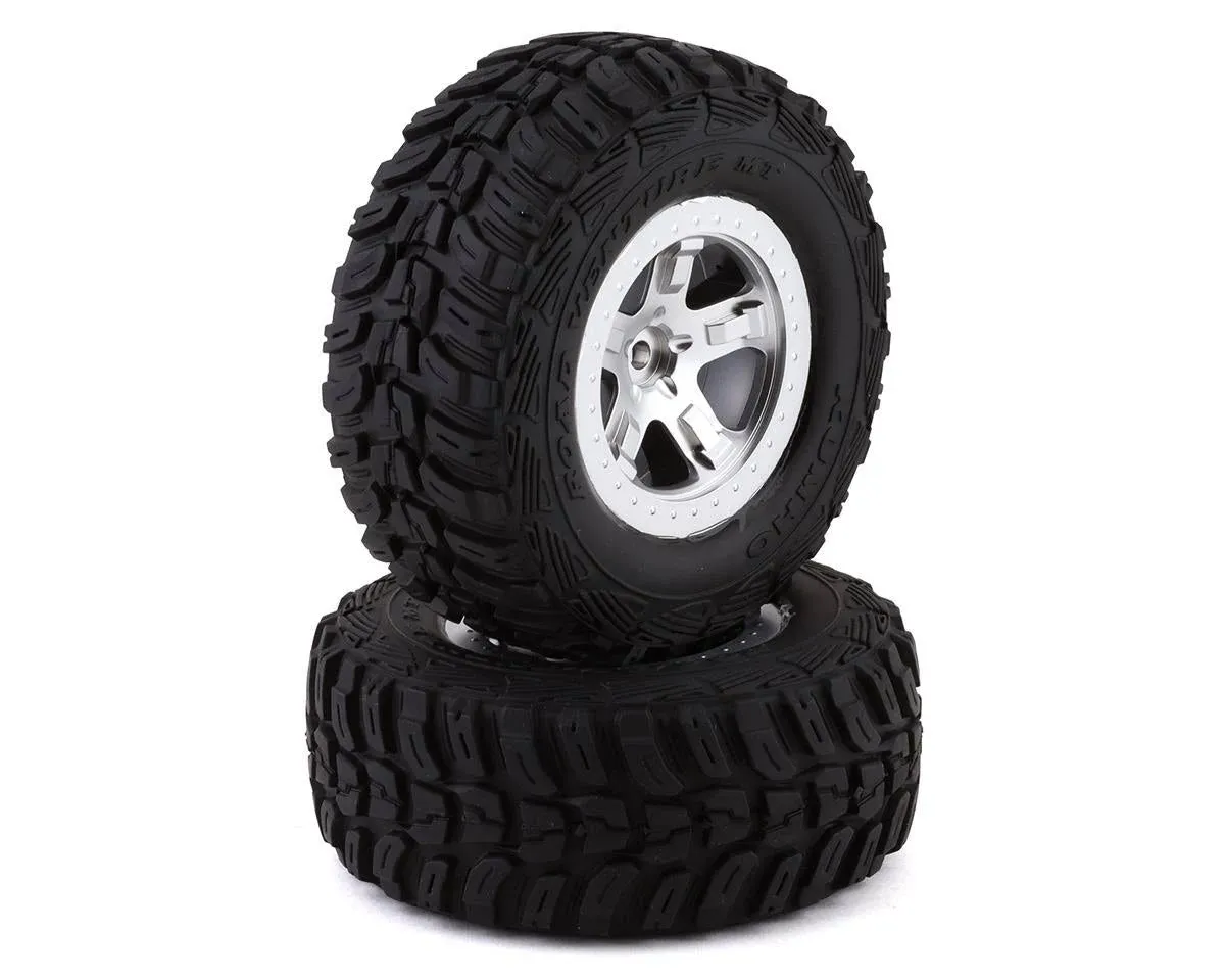 Tire & Wheel assembled, Kumho tires glued (2) (2WD rear only) TRA-5880