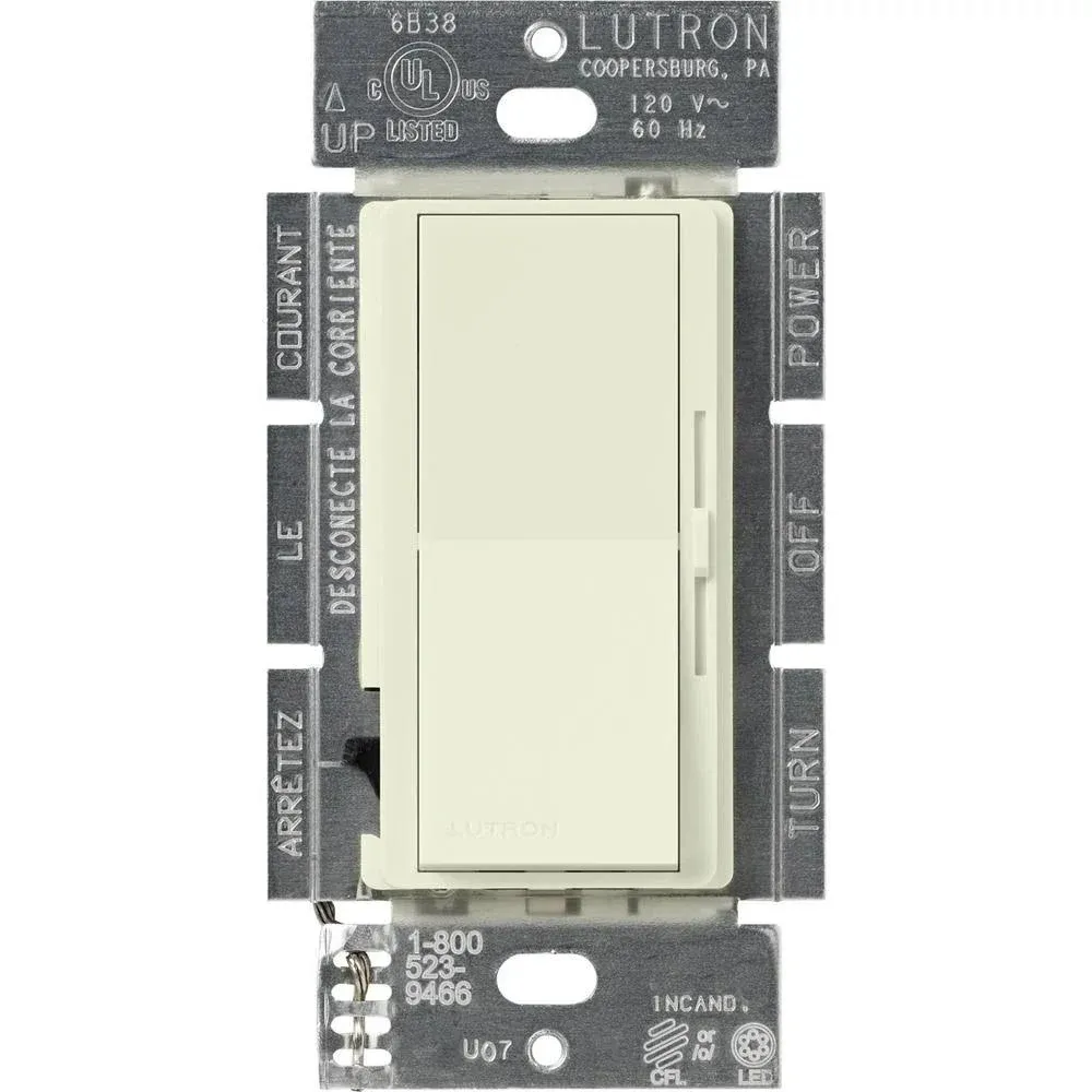 Lutron Diva 250W LED 3-Way Biscuit (DVSCCL-253P-BI)