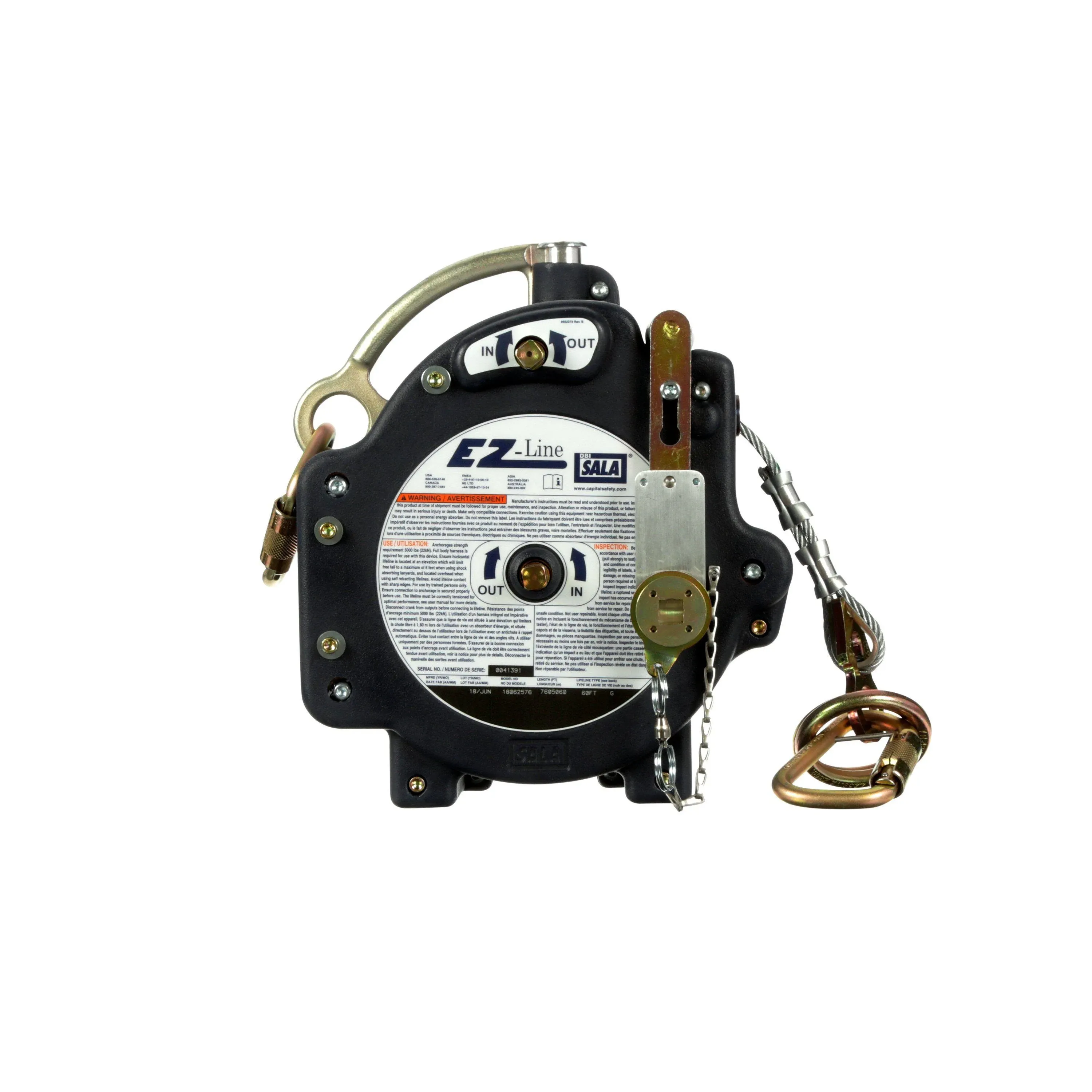 DBI Sala 60 ft. EZ-Line Retractable Horizontal Lifeline System - 7605060