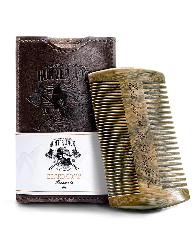 Beard Comb Kit for Men - Great for Head Hair, Beard Grooming &amp; Mustache -