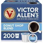 Victor Allen Coffee, Donut Shop Blend Single Serve K-Cup, 200 Count