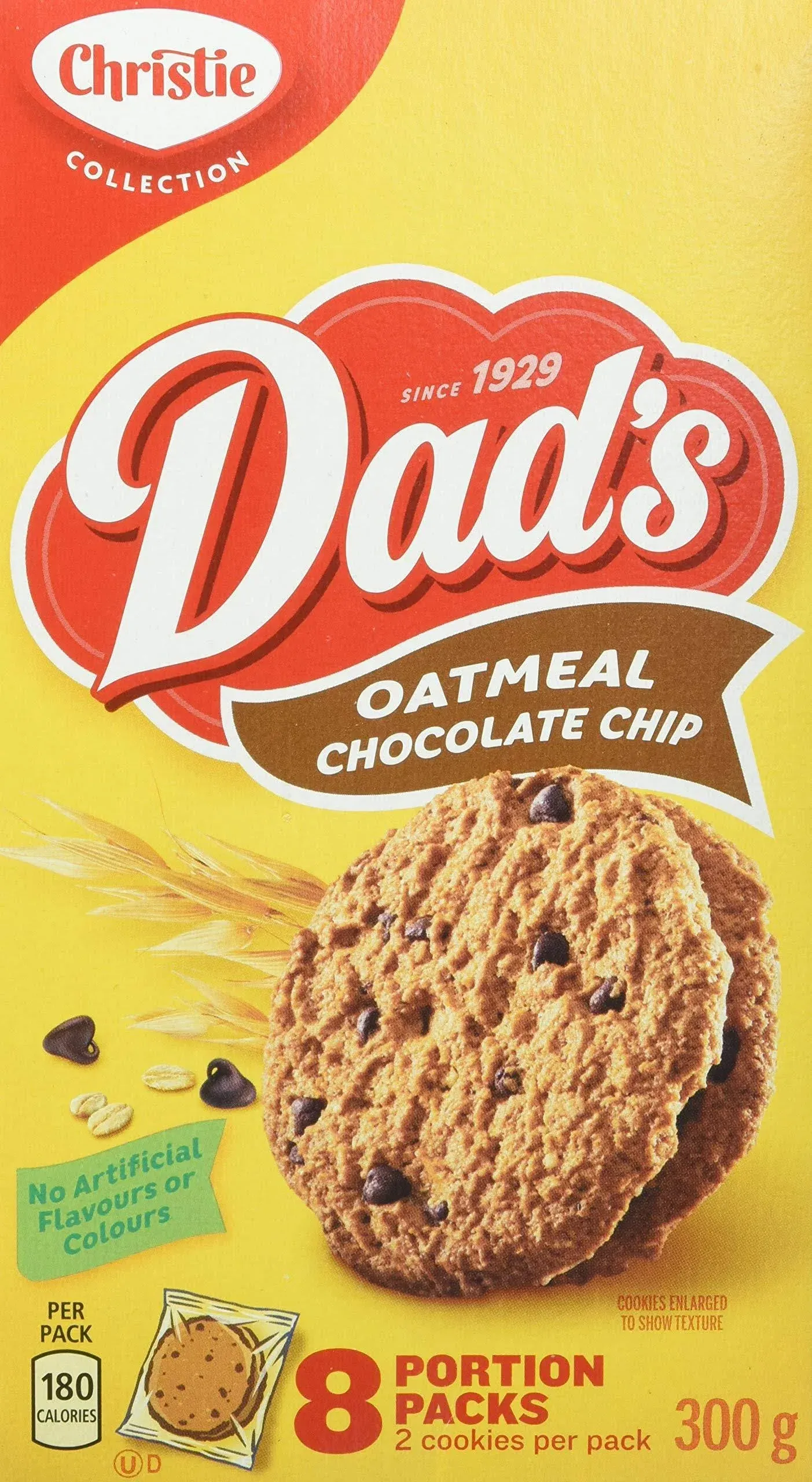 Christie Dad s Oatmeal Chocolate Chip Cookies 300g 10.58oz Imported From Canada