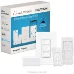 Lutron P-BDG-PKG1W Caseta Smart Lighting Wireless Dimmer Kit