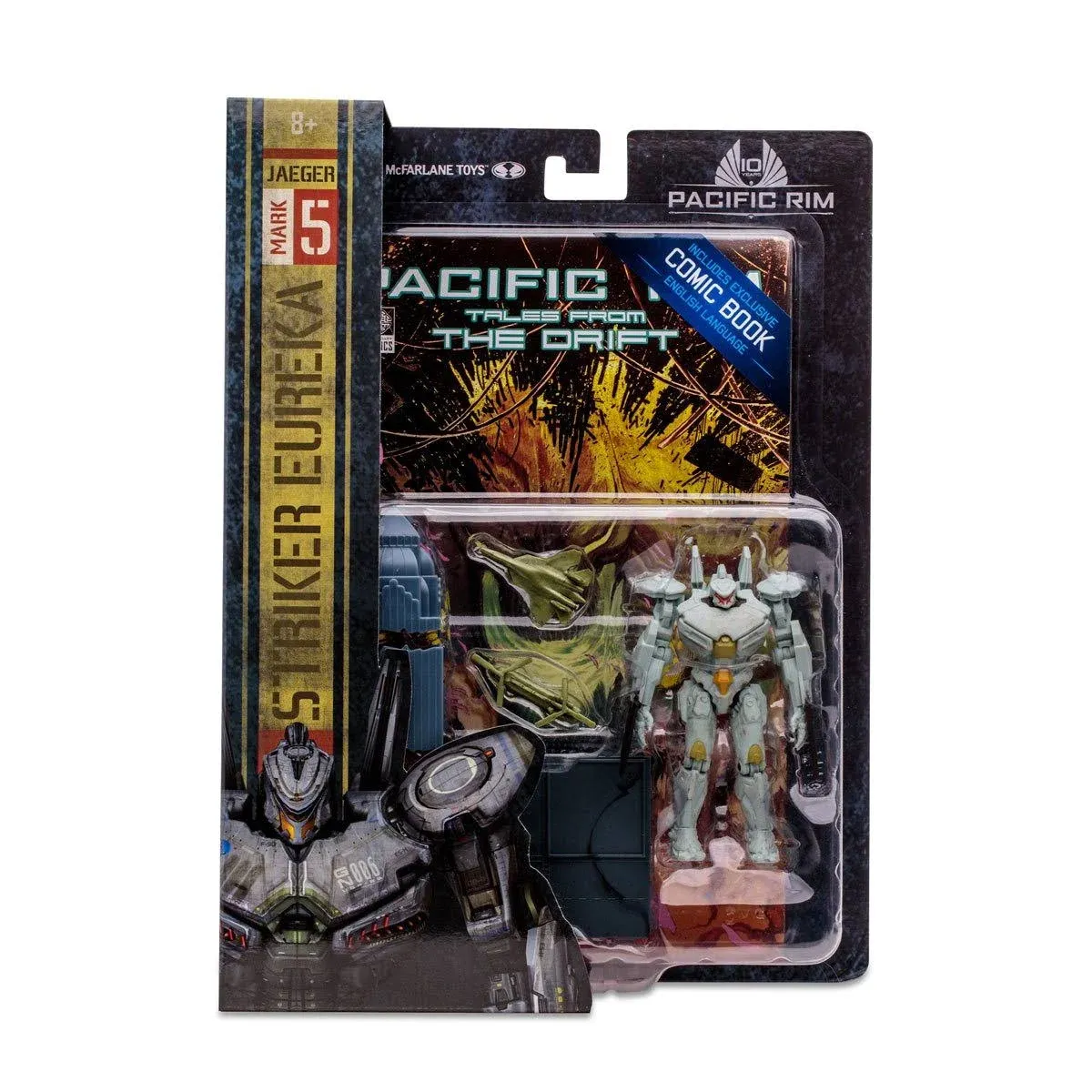 McFarlane - Pacific Rim - 4&#034; Striker Eureka (Jaeger) Figure Playset &amp; Comic [New