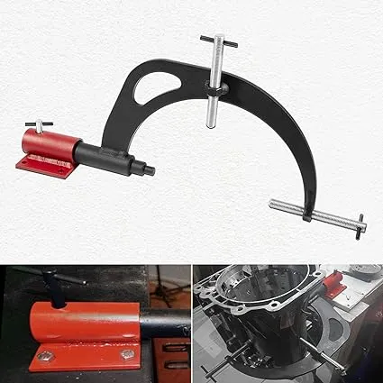 J-8763-B Transmission/Small Engine Holding Fixture Tool with Base For Transmissions: 180C(3L30), 200, 200C, 200-4R, 250, 250-C, 350, 350-C, 375, 400(3L80), 425, 475(3L80-HD), 700-R4 (4L60) (4L60E)