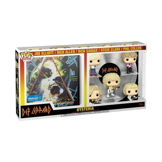 Funko Pop! Album Deluxe: Def Leppard - Hysteria Vinyl Figures (2022 Limited Edition Walmart Exclusive)