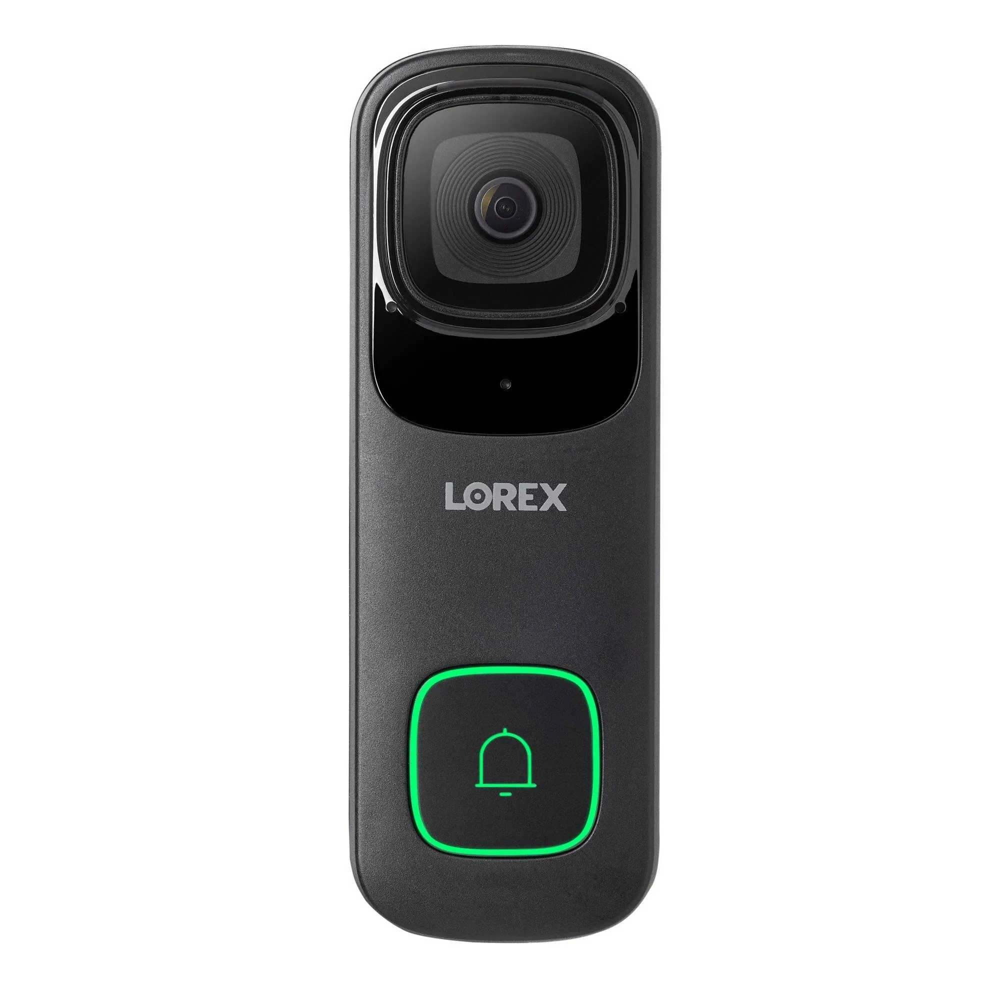 Lorex 4K 32GB 有线智能视频门铃摄像头（无订阅费） - 夜视（白色）[需要 16-24VAC]