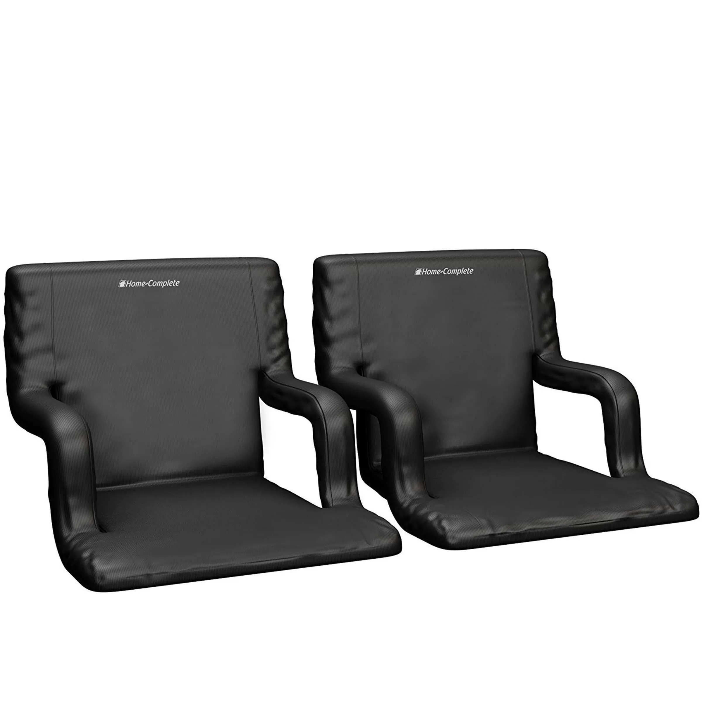 2 Pack Padded Foldable Stadium Chair Bleacher Cushion Armrests Backpack