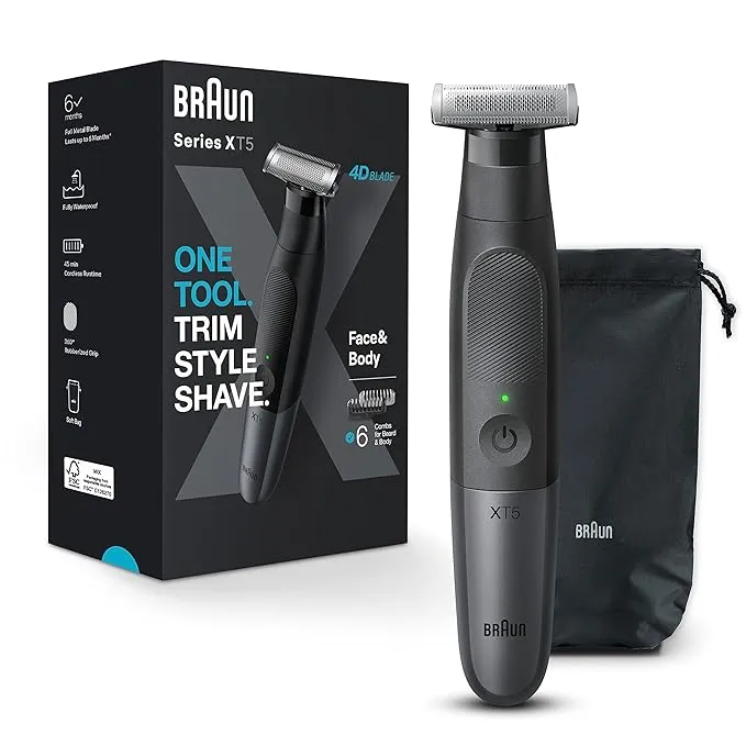 Braun Series XT5 – Beard Trimmer, Shaver and Electric Razor for Men