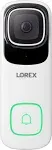 Lorex 4K Wired Video Doorbell (32GB) White