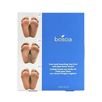 Boscia Fruit Acid Smoothing Foot Peel W/Plant Based Alcohol New In Box