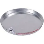 Water Heater Pan with 1 Inch PVC Fitting 18 Inch Aluminum