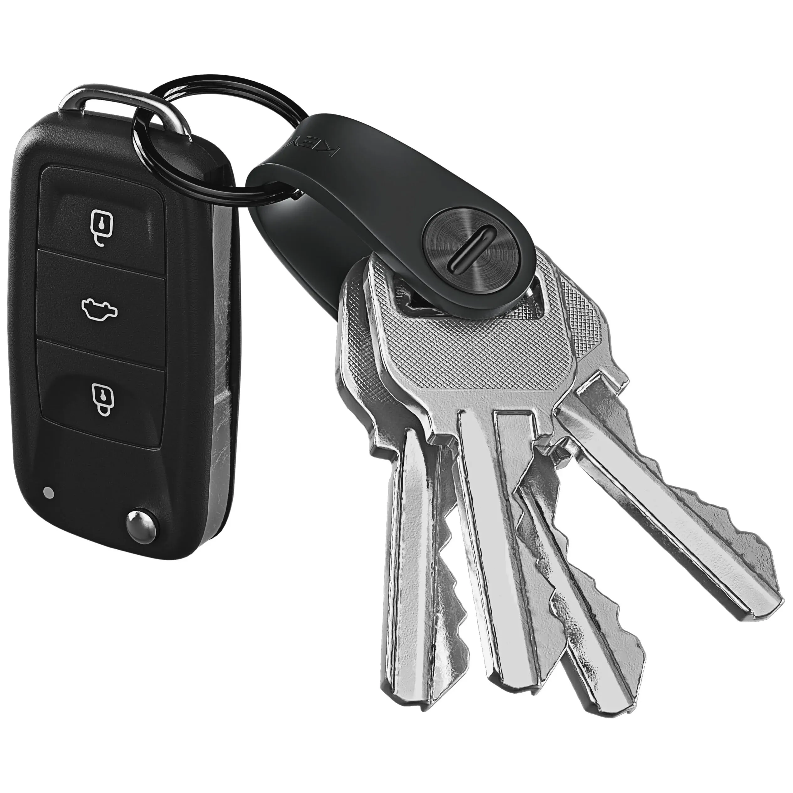 KeySmart Mini Minimalist Stainless Steel Key Holder