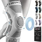 NEENCA Professional Knee Brace for Pain Relief, Medical Knee Support with Patella Pad & Side Stabilizers, Compression Knee Sleeve for Meniscus Tear, ACL, Joint Pain, Runner, Workout - FSA/HSA Eligible