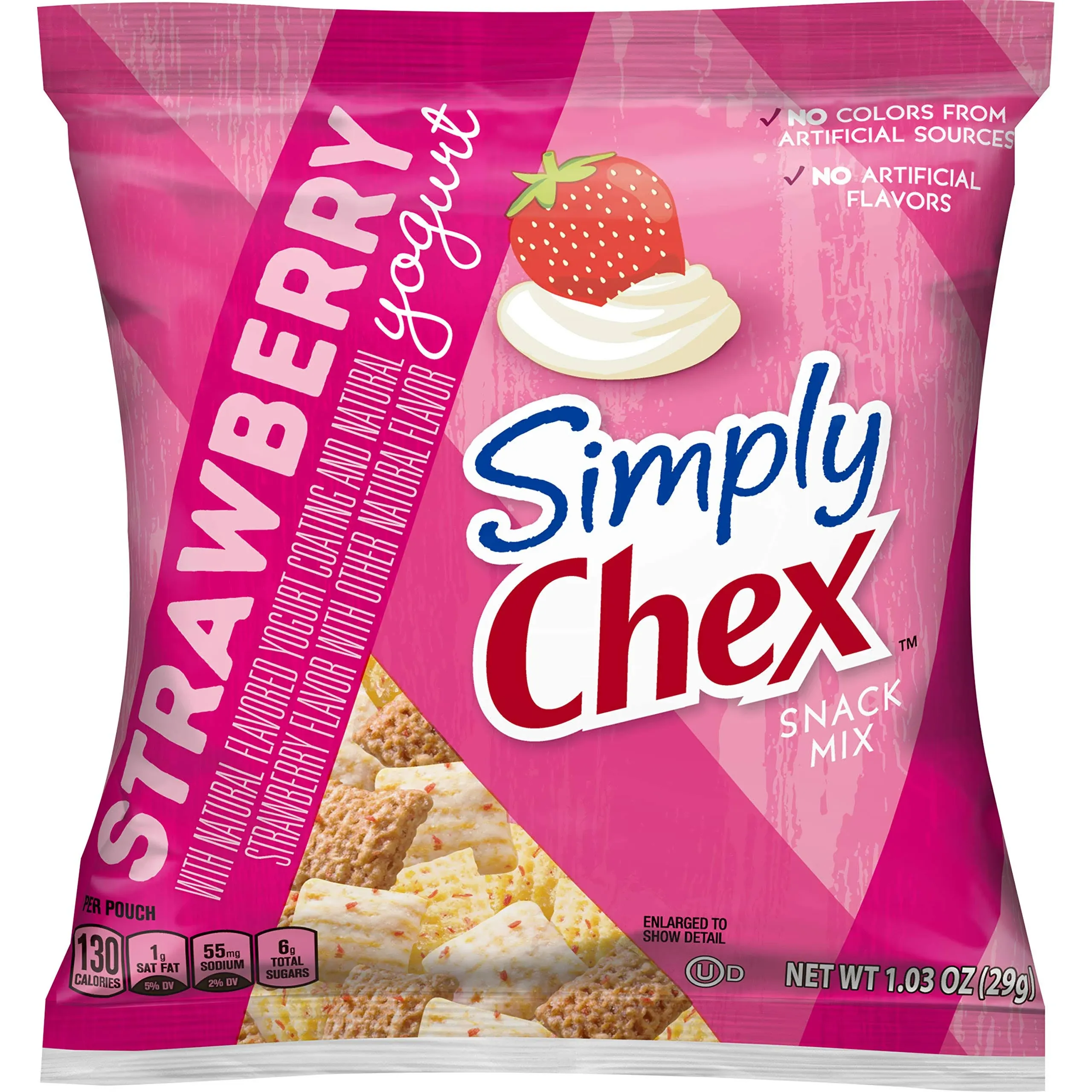 Simply Chex Strawberry Yogurt Snack Mix 1.03oz