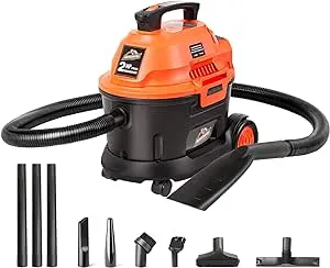 Armor All, AA255 , 2.5 Gallon 2 Peak HP Wet/Dry Utility Shop Vacuum , Orange