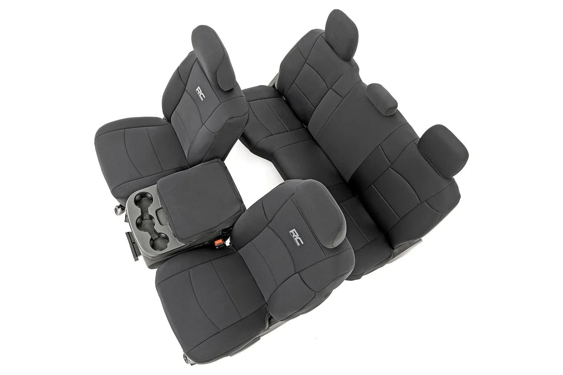 Rough Country Front and Rear Seat Covers - 91043