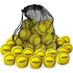 GoSports Mini Foam Baseballs for Pitching Machines and Batting Accuracy Training - 50 Pack