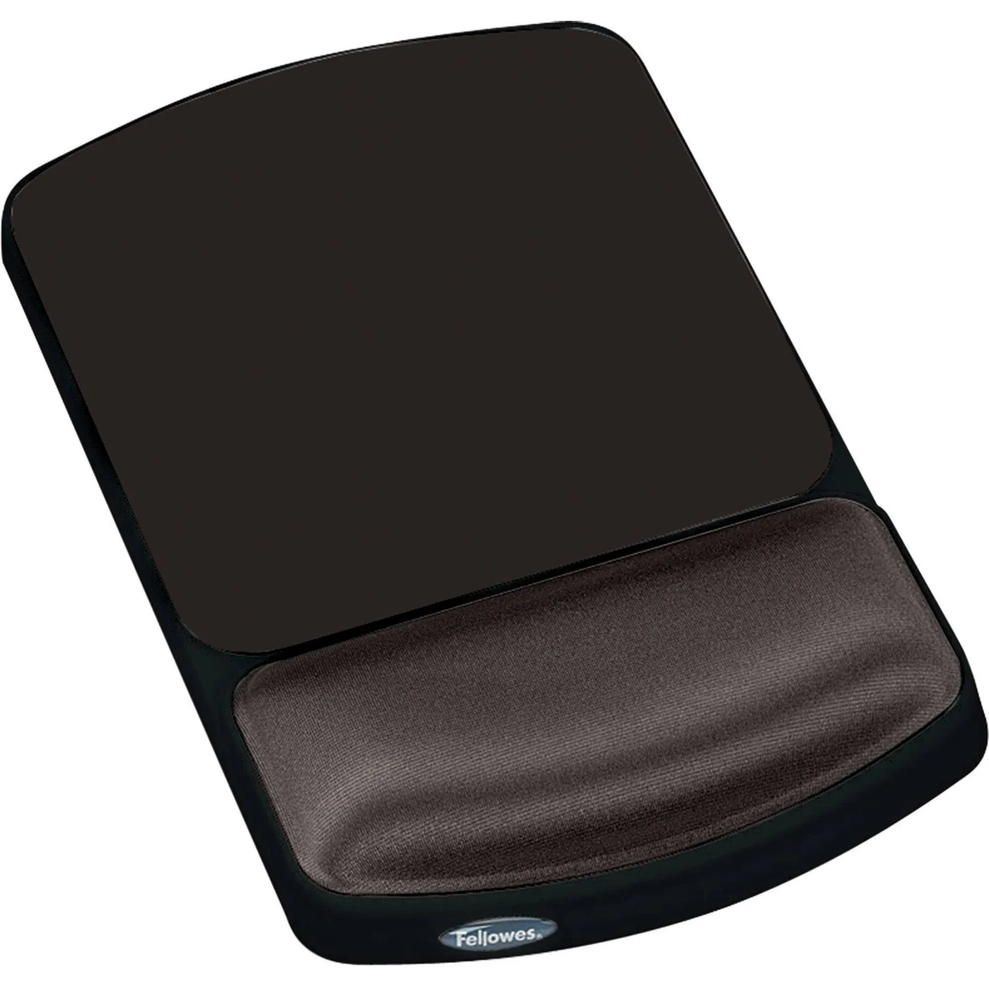 Fellowes Gel Mouse Pad with Wrist Rest, 6.25 x 10.12, Graphite/Platinum