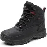 NORTIV 8 Men&#039;s Snow Boots Lace Up Insulated Waterproof Hiking Boots Size 6.5-15