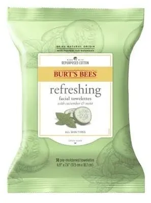 Bl Burts Bees Towelettes Refresh Cucumber & Mint 30 Count (3 Pieces)