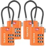 TSA Approved Luggage Locks, Travel Locks Which Also Work Great as Gym Locks, ...