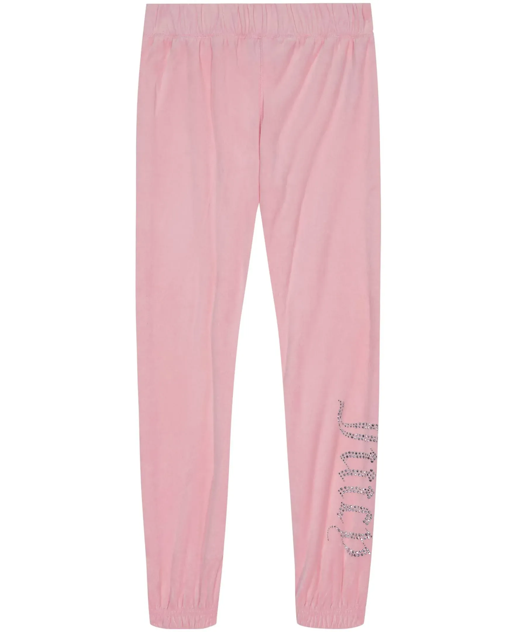 Juicy Couture Girls' Plush Velour Pant and Hoodie Sweatshirt Seperates, Orchid Pink, 7