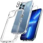 TAURI 5 in 1 iPhone 13 Case 2 Tempered Glass 2 Camera Protectors