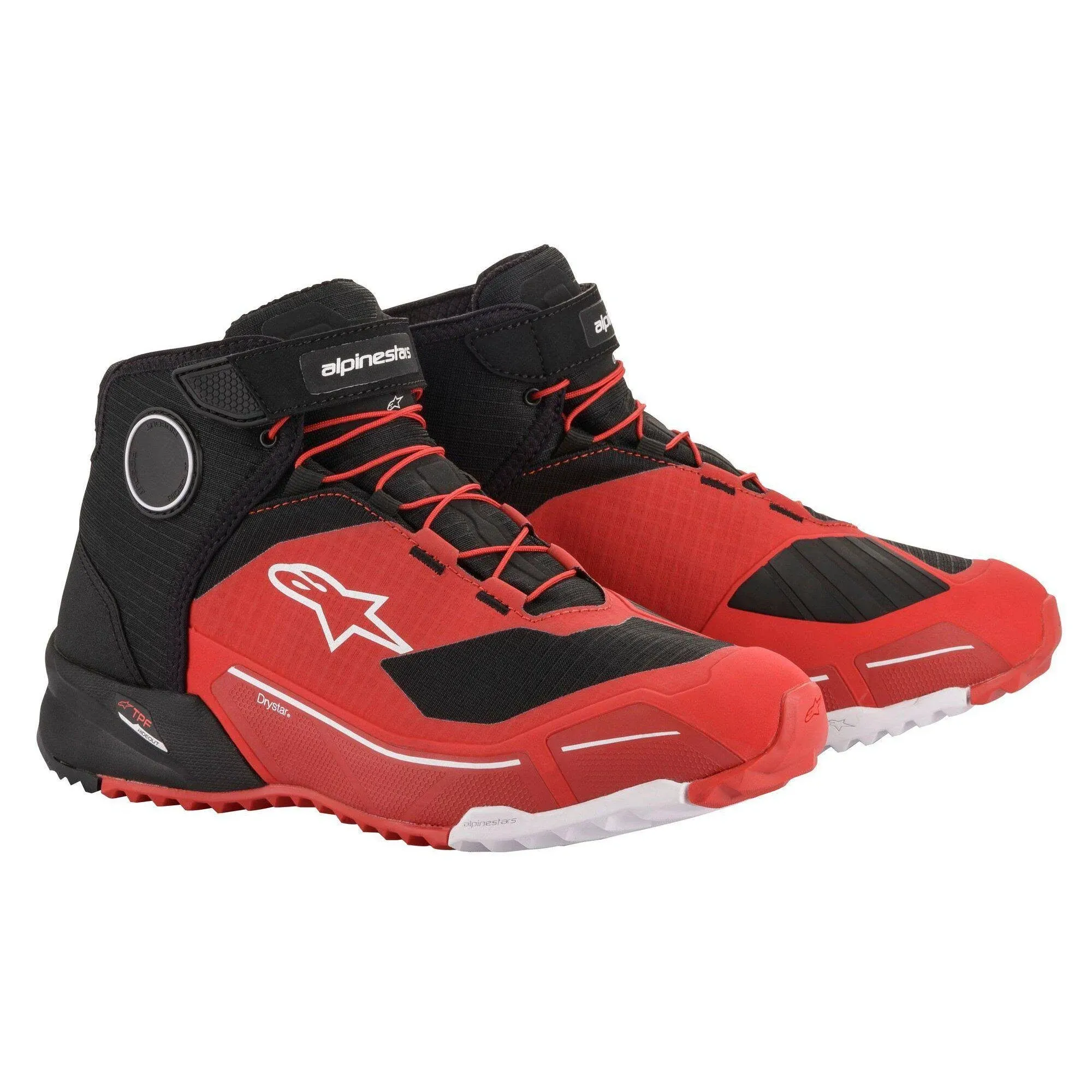 Alpinestars CR-X Drystar Riding Shoes (9.5, Red/Black)