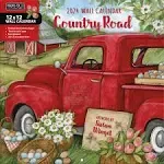 WSBL Country Road 12X12 Wall Calendar (24997001744) 2024