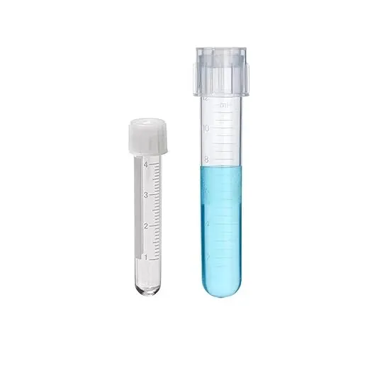 Culture Tubes - 14mL Capacity,with Attached Dual Position Cap,17x9.4 mm(Case of 100)