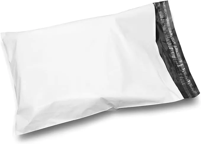 Shop4Mailers 10 x 13 Glossy White Poly Bag Mailer Envelopes 2 Mil 500 Pack