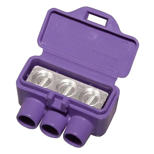 Alumiconn Al/Cu Wire Connectors Purple (100-Pack)