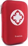 Evantek First Aid Kit Medical Med - 155 Pcs Kit Waterproof Emergency Kit for Camping Hiking Home Outdoor Truck Vehicle Car Fishing Travel Biking