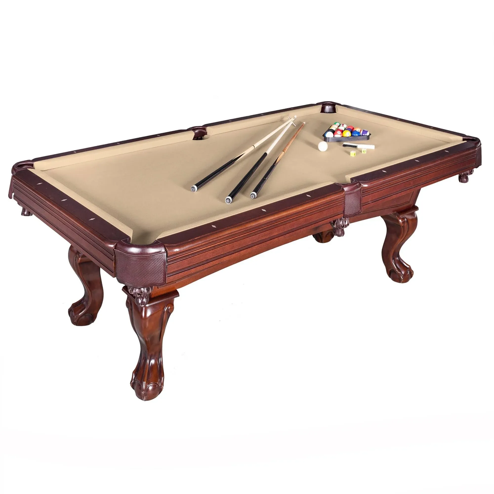 Hathaway Augusta 8-ft Pool Table Pool Table for Family Game Rooms