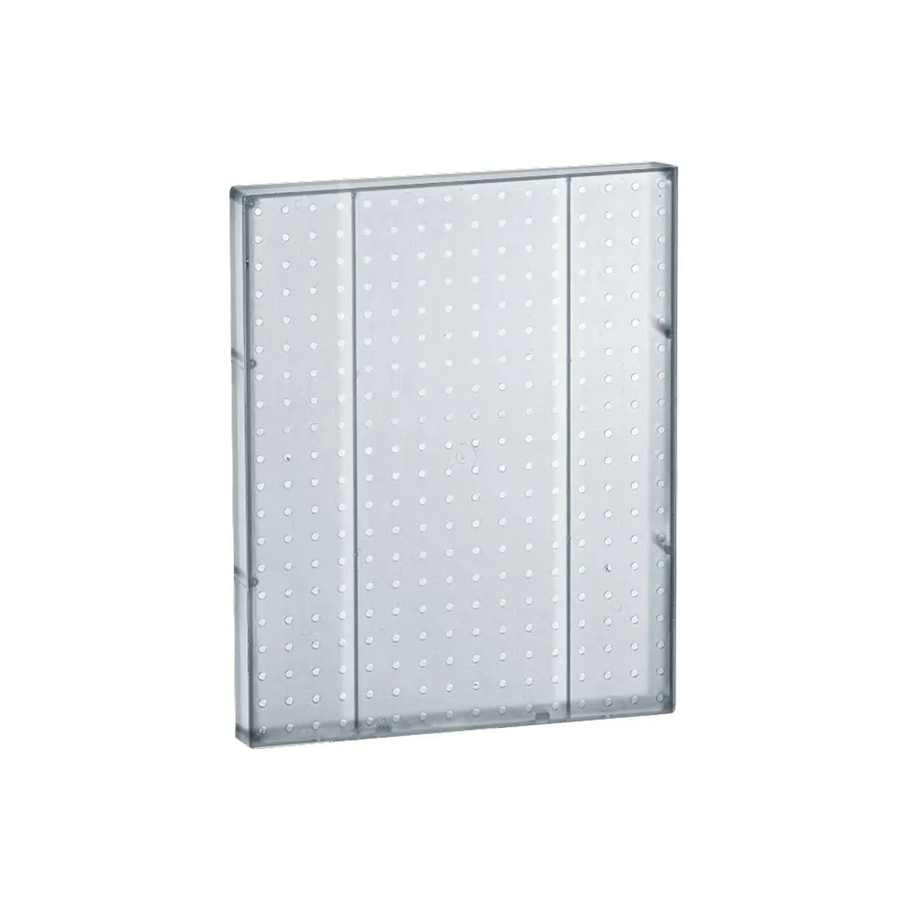 Azar Displays 771620-clr Pegboard Wall Panel, 16" x 20", Clear Opaque - Pkg Qty 2