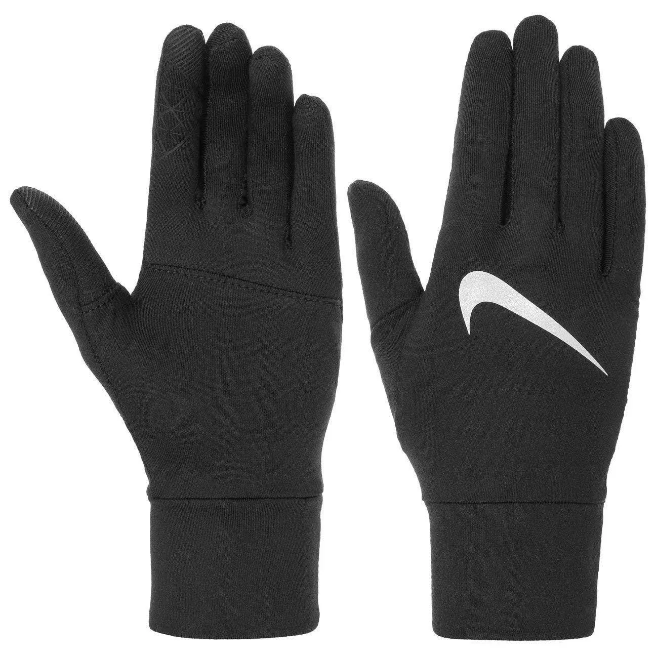 Nike Dry Element Running Gloves Women Black/Silver Large