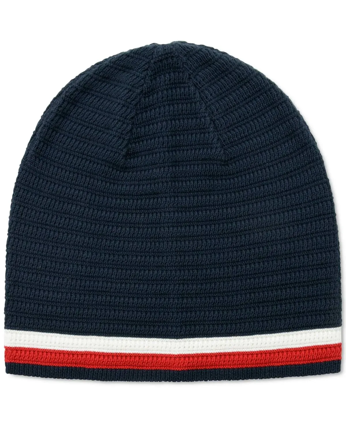 "Men's Striped Edge Beanie"