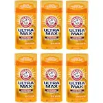 Arm & Hammer Ultramax Active Sport Antiperspirant Deodorant Solid, 2.6oz - Pack of 6