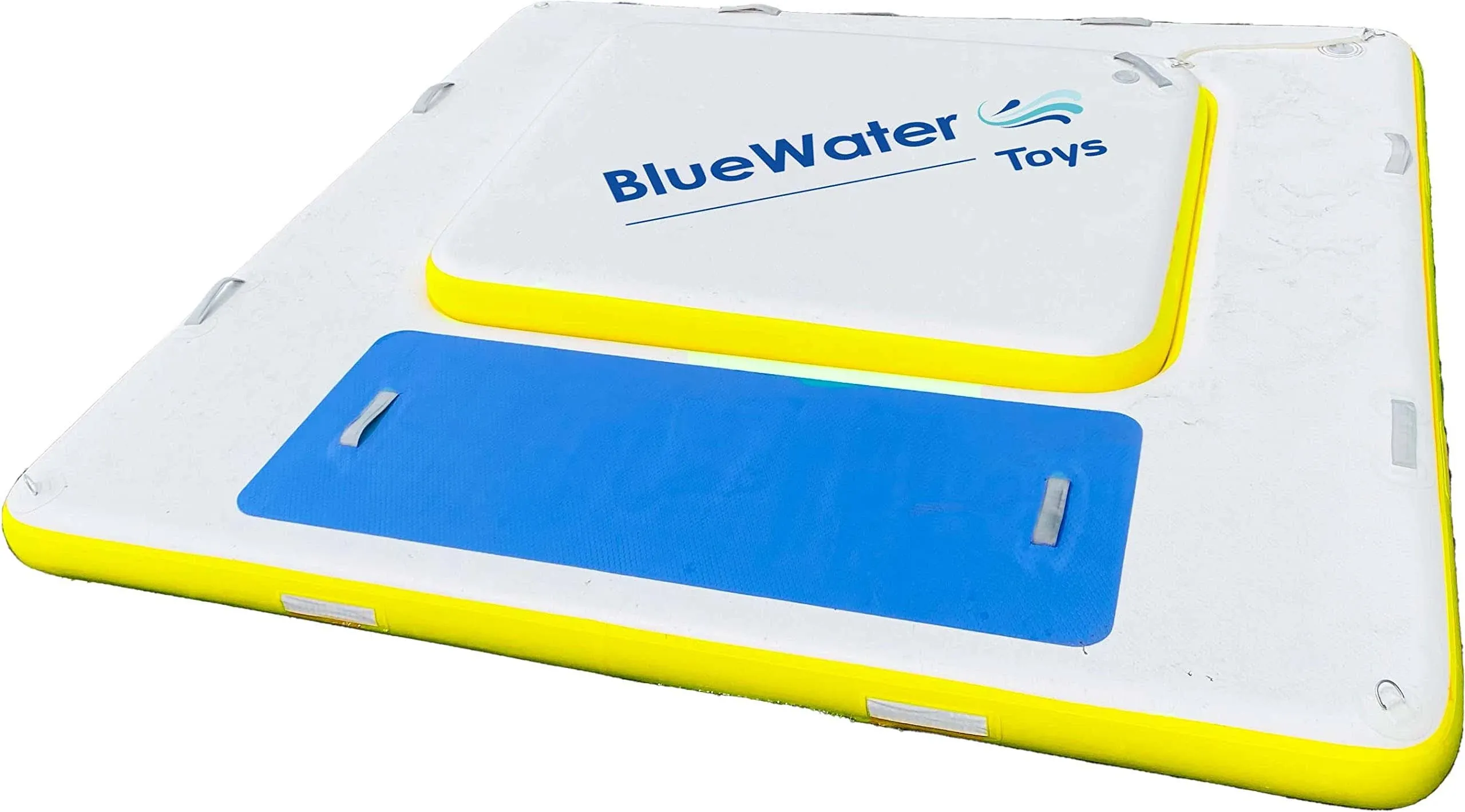 Blue Water Toys Inflatable Water Deck Raft Lounge Platform Dock 96&#034; x 96&#034;