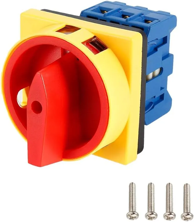 Victorshome Changeover Switch SYW30-25 2 Positions 6 Terminals Universal Rotary 