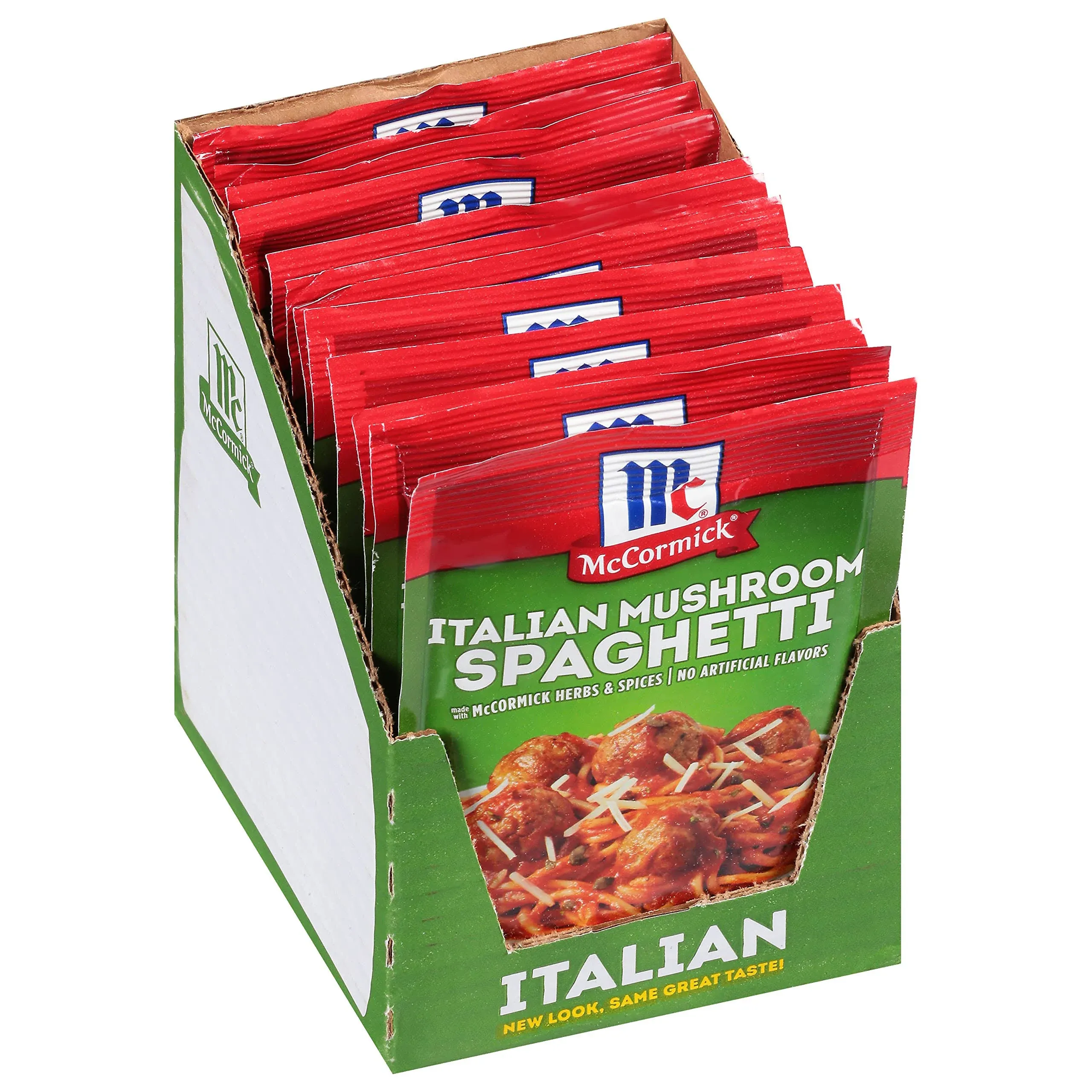 McCormick Italian Style Spaghetti Sauce Mix with Mushrooms, 1.5 Ounce -- 12 per case.