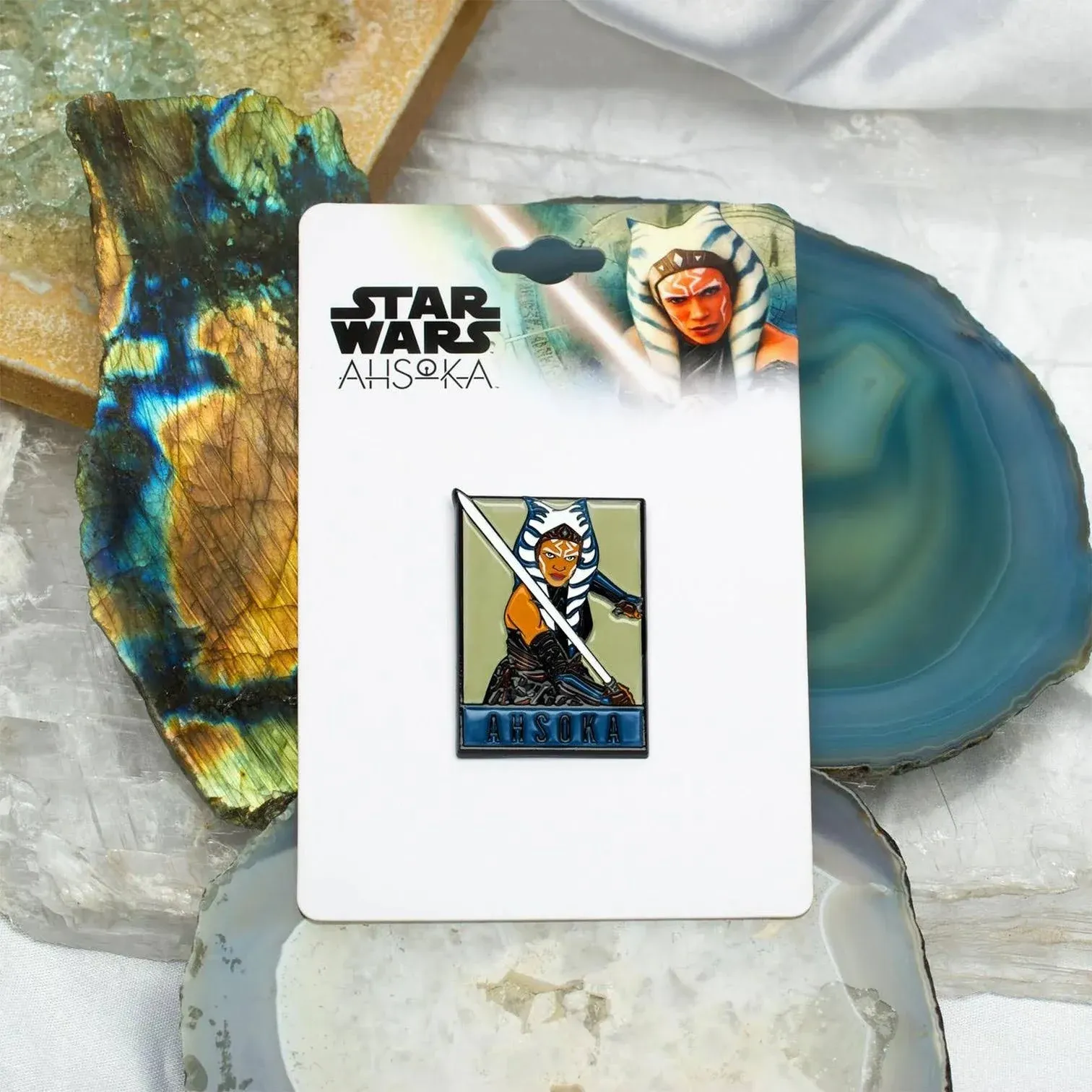 Star Wars Ahsoka Enamel Card Pin