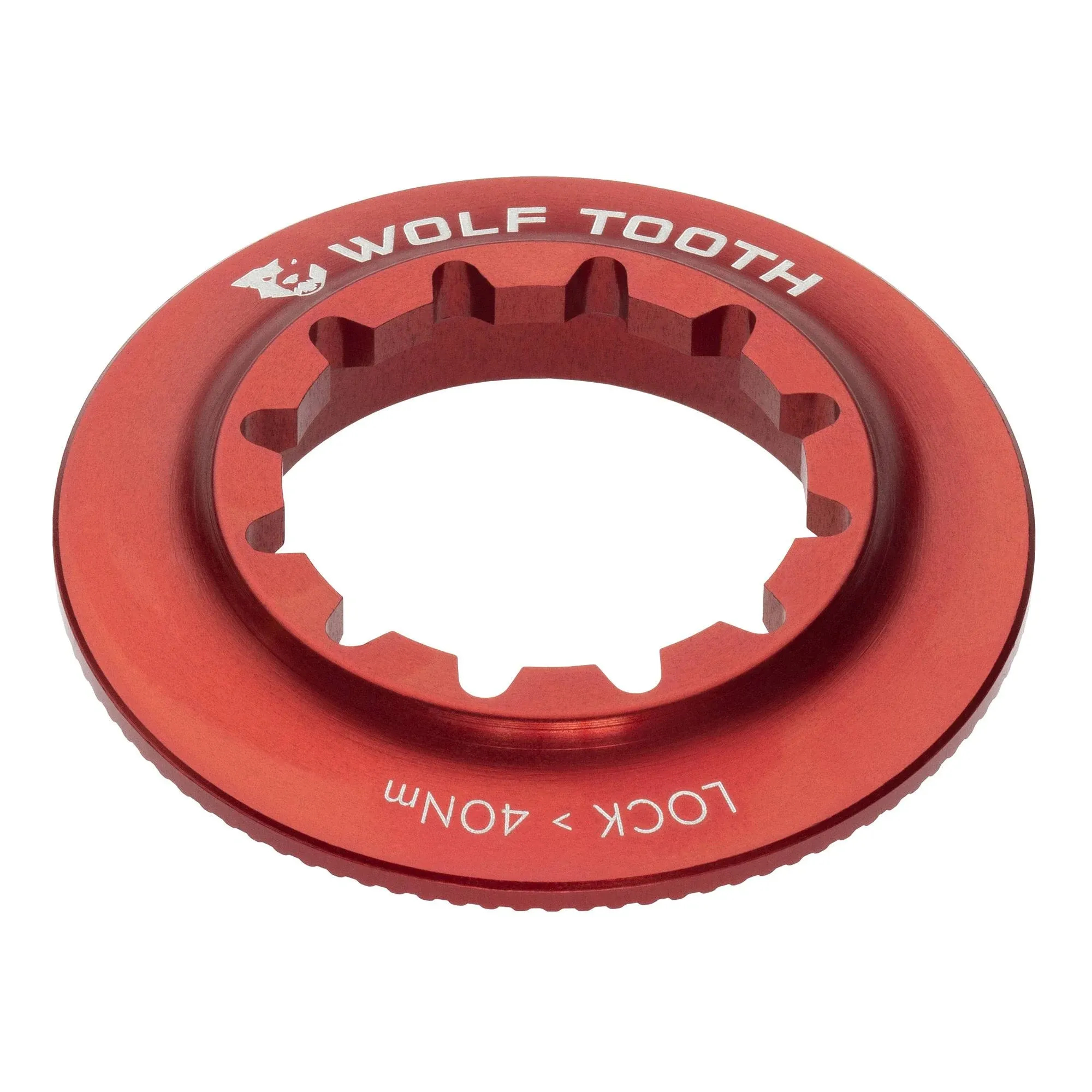 Wolf Tooth Components Centerlock Internal Rotor Lockring Red