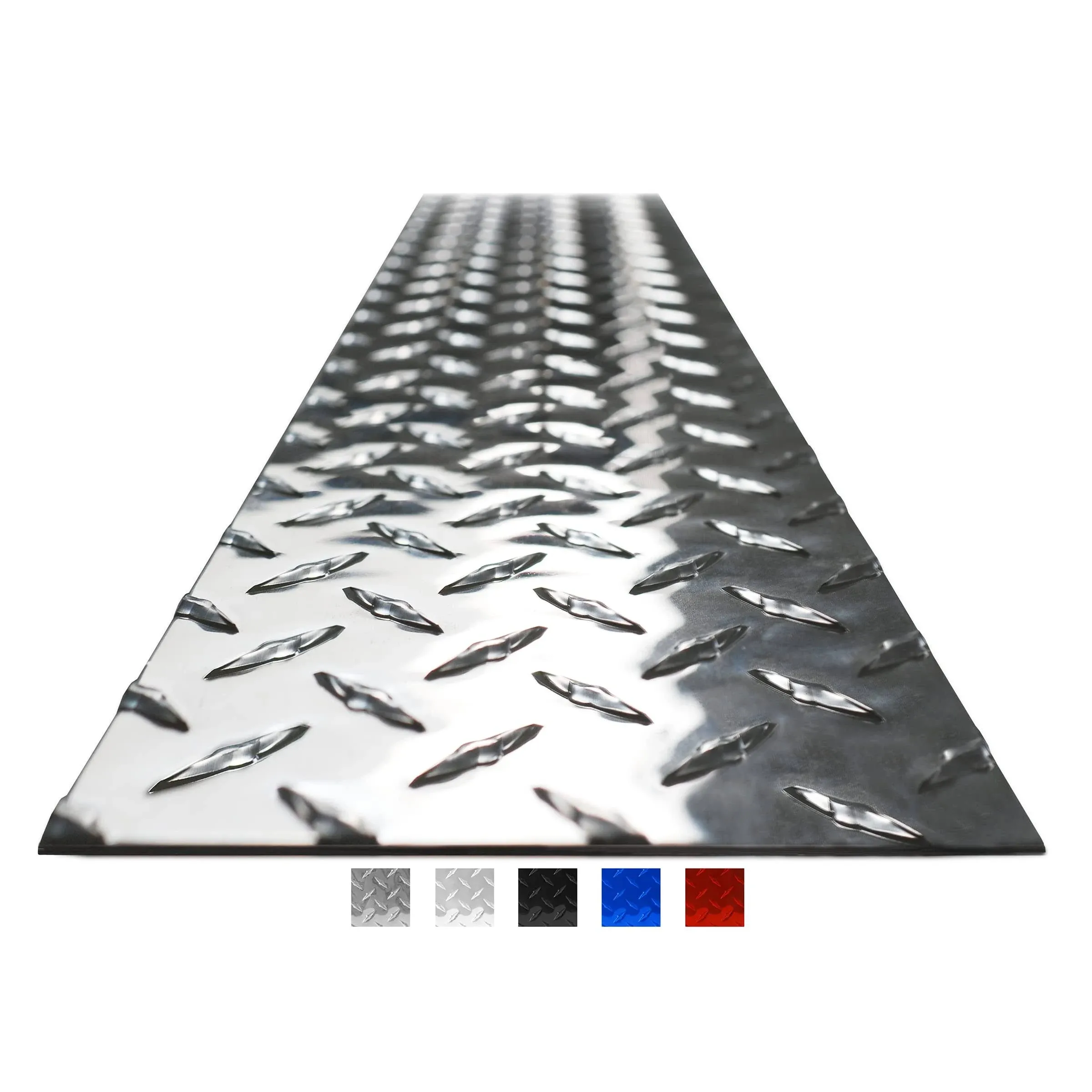 DiamondLife Diamond Plate Sheet Metal Heavy-Duty Genuine Commercial-Grade Anodized Diamond Plate Aluminum Sheet