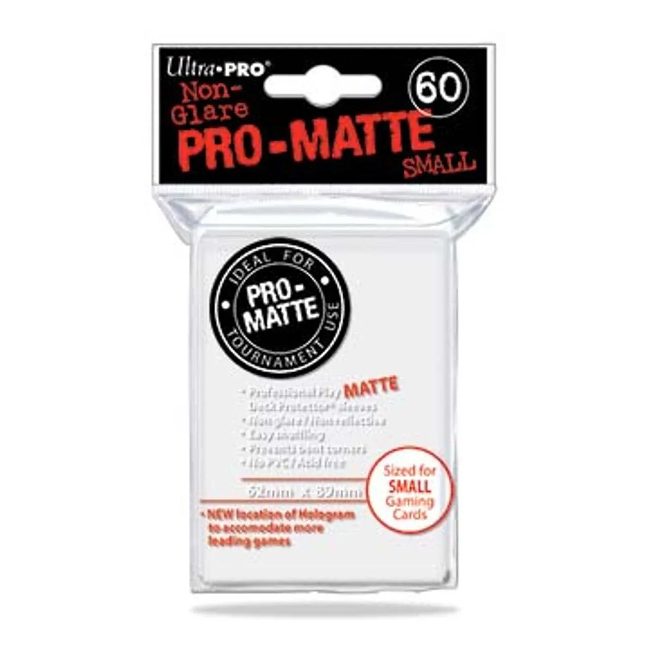 Ultra Pro PRO-Matte Small Deck Protector Sleeves for Yu-Gi-Oh and Cardfight Vanguard - White (60 ct.)