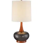 360 Lighting Andi 24 1/2" Wood and Ceramic Mid-Century Modern Lamp - Style #9H566